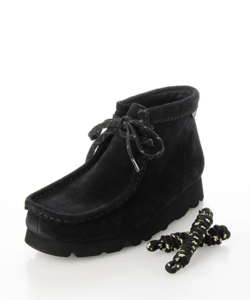 Clarks(クラークス)の「CLARKS/クラークス WALLABEE BT GTX ゴアテックス(モカシン/デッキシューズ・レディース・ブラック・5/5.5/4.5)」の8枚目の写真