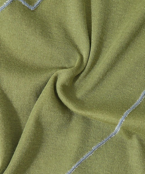 BASERANGE（ベースレンジ）の「BASERANGE / ベースレンジ：【レディース】MITROVICA LONG SLEEVE：TOMI-CG-AU21[ANN]（Tシャツ/カットソー・レディース・オリーブ・S）」の6枚目の写真