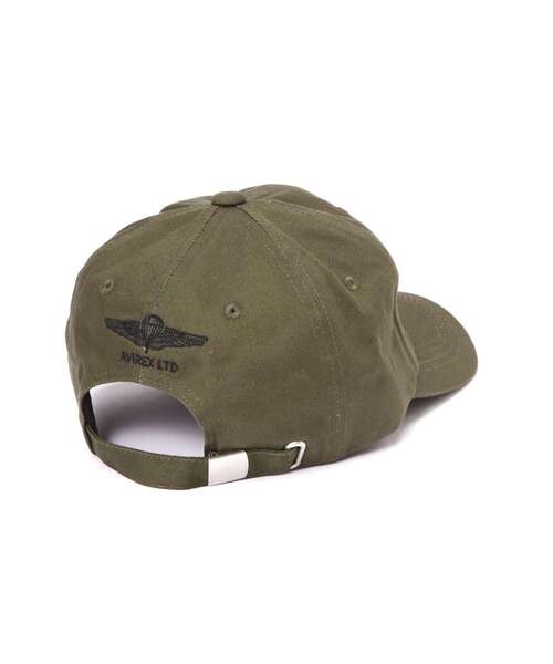 AVIREX(アヴィレックス)の「USMC CAP/ キャップ(キャップ・メンズ・オリーブ系/ブラック/ホワイト系2/ネイビー・F)」の3枚目の写真