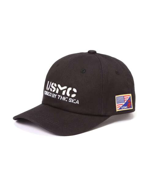 AVIREX(アヴィレックス)の「USMC CAP/ キャップ(キャップ・メンズ・オリーブ系/ブラック/ホワイト系2/ネイビー・F)」の8枚目の写真