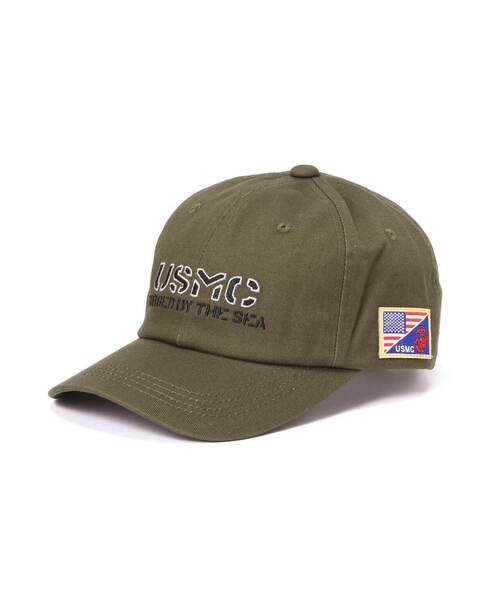 AVIREX(アヴィレックス)の「USMC CAP/ キャップ(キャップ・メンズ・オリーブ系/ブラック/ホワイト系2/ネイビー・F)」の7枚目の写真