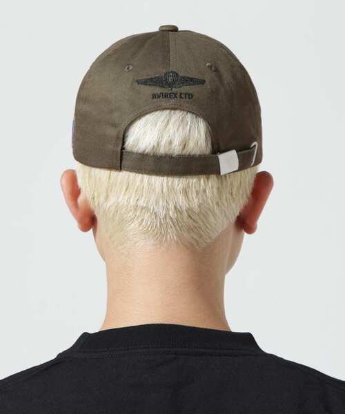 AVIREX(アヴィレックス)の「USMC CAP/ キャップ(キャップ・メンズ・オリーブ系/ブラック/ホワイト系2/ネイビー・F)」の9枚目の写真