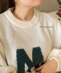 Lottie-リボンビーズネックレス-