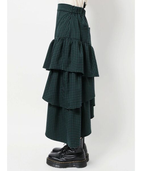 jouetie(ジュエティ)の「フリルティアードスカート(スカート・レディース・ブラック/レッド/グリーン・MEDIUM)」の17枚目の写真