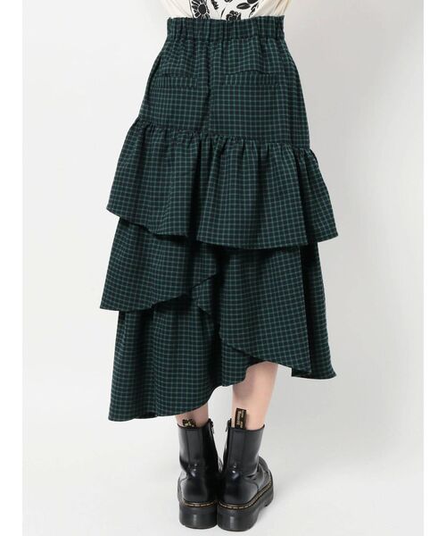 jouetie(ジュエティ)の「フリルティアードスカート(スカート・レディース・ブラック/レッド/グリーン・MEDIUM)」の18枚目の写真