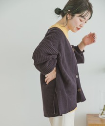 カタアゼボリュームニットカーディガン