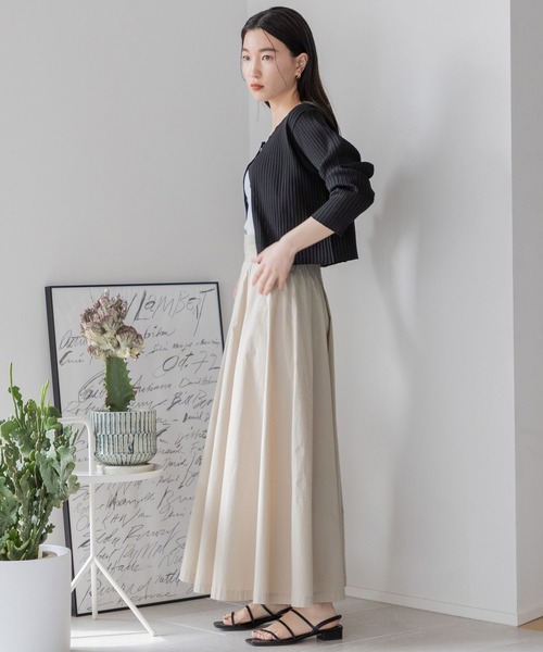 LOWRYS FARM(ローリーズファーム)の「2WAYクロップドカーディガン 165093(カーディガン/ボレロ・レディース・ブラック/ピンク/グリーン/オフホワイト/ホワイト系1・FREE)」の11枚目の写真