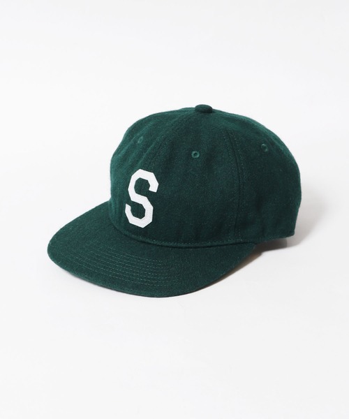 STARTER(スターター)の「STARTER/スターター MELTON 6P CAP メルトンキャップ フロントロゴ 刺繍(キャップ・メンズ・ブラック/グリーン/ネイビー/レッド・57~59cm)」の13枚目の写真