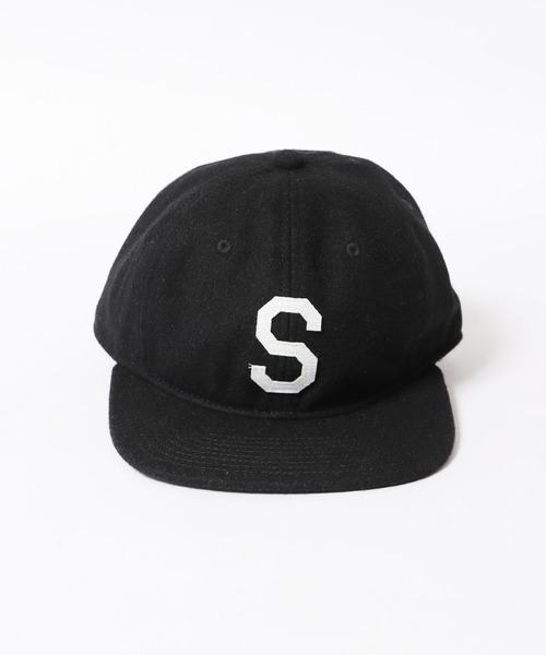 STARTER(スターター)の「STARTER/スターター MELTON 6P CAP メルトンキャップ フロントロゴ 刺繍(キャップ・メンズ・ブラック/グリーン/ネイビー/レッド・57~59cm)」の21枚目の写真