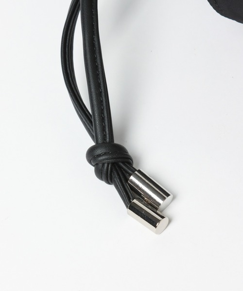 BARNYARDSTORM（バンヤードストーム）の「BARNYARDSTORM / 巾着コンビショルダー（ショルダーバッグ・レディース・ブラック/レオパード・FREE）」の12枚目の写真