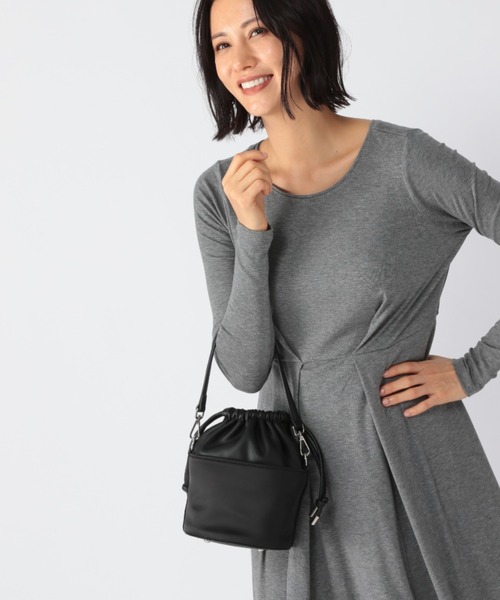 BARNYARDSTORM（バンヤードストーム）の「BARNYARDSTORM / 巾着コンビショルダー（ショルダーバッグ・レディース・ブラック/レオパード・FREE）」の10枚目の写真