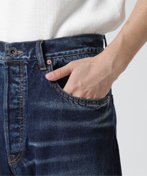 AVIREX（アヴィレックス）の「【直営店限定】LEATHER PATCH DENIM PANTS / レザー パッチ デニム パンツ / AVIREX / アヴィレックス（デニムパンツ・メンズ・その他35/その他4・34/36/32）」の9枚目の写真