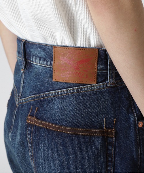 AVIREX（アヴィレックス）の「【直営店限定】LEATHER PATCH DENIM PANTS / レザー パッチ デニム パンツ / AVIREX / アヴィレックス（デニムパンツ・メンズ・その他35/その他4・34/36/32）」の13枚目の写真