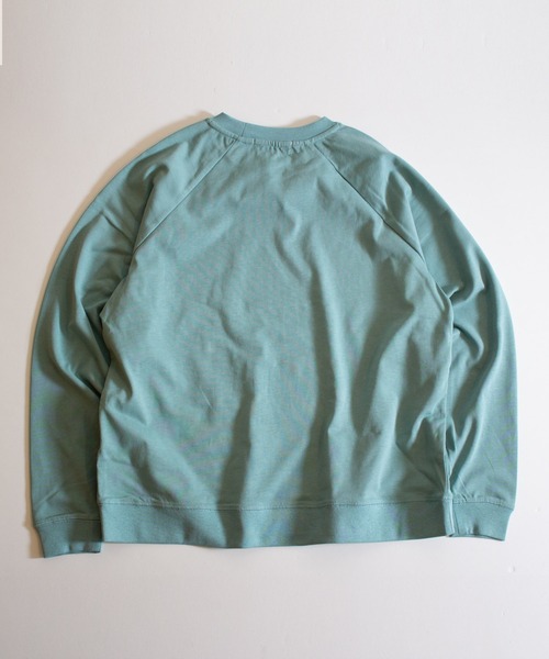 ALL ORDINARIES(オールオーディナリーズ)の「LAWRENCE 天竺ラグラン長袖Tシャツ(Tシャツ/カットソー・レディース・ライトグリーン/オフホワイト/ブラック・FREE)」の12枚目の写真