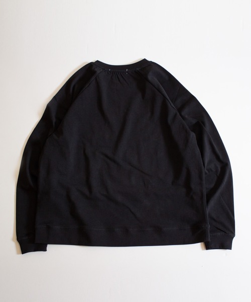 ALL ORDINARIES(オールオーディナリーズ)の「LAWRENCE 天竺ラグラン長袖Tシャツ(Tシャツ/カットソー・レディース・ライトグリーン/オフホワイト/ブラック・FREE)」の8枚目の写真