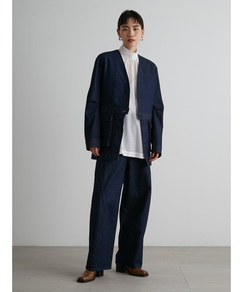 未使用【styling/】23SS ワイドコクーンデニム styling/（スタイリング）の「コクーンデニムパンツ（デニム