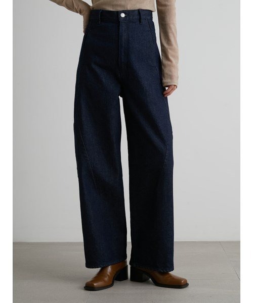 styling/（スタイリング）の「コクーンデニムパンツ（デニム