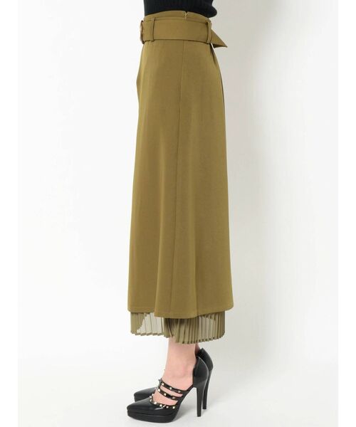 RESEXXY（リゼクシー）の「レイヤードプリーツスカート（スカート・レディース・ベージュ/ブラック/マスタード・FREE）」の14枚目の写真