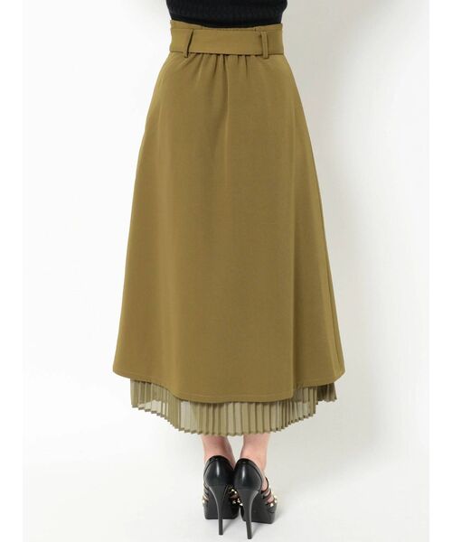 RESEXXY（リゼクシー）の「レイヤードプリーツスカート（スカート・レディース・ベージュ/ブラック/マスタード・FREE）」の15枚目の写真