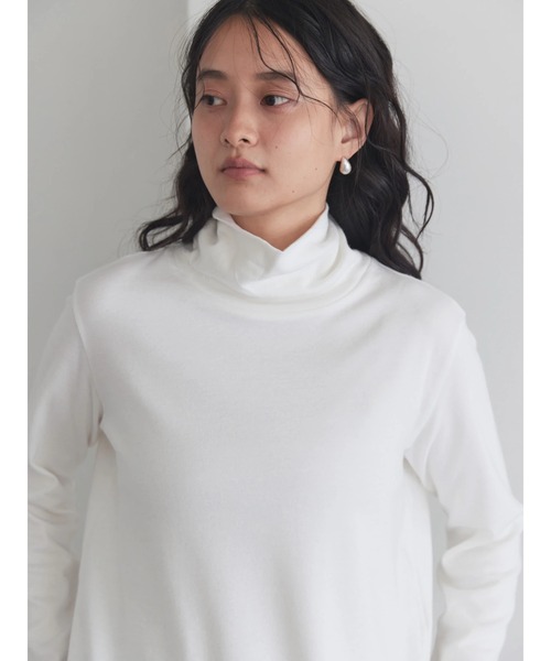 AMERICAN HOLIC(アメリカンホリック)の「ポカポカタートルプルオーバー(Tシャツ/カットソー・レディース・アイボリー/オフホワイト/ブラック/グリーン・L/M)」の9枚目の写真