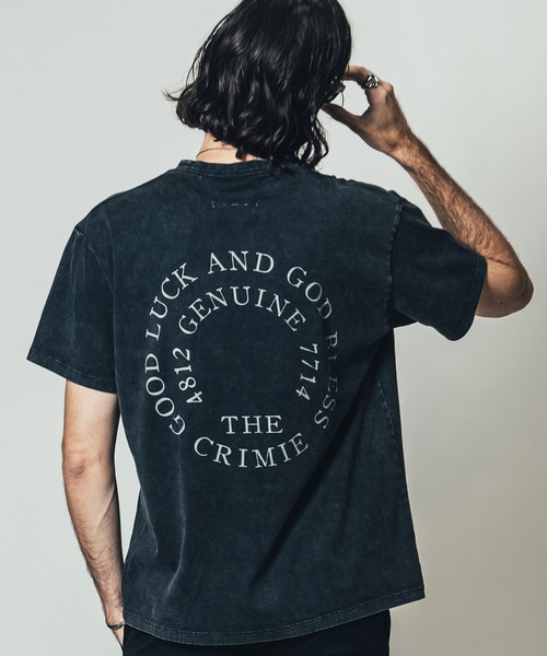 CRIMIE(クライミー)の「VINTAGE CIRCLE LOGO POCKET T SHIRT / ヴィンテージ サークルロゴ ポケット Tシャツ(Tシャツ/カットソー・メンズ・ブラック・XXL/L/XL/S/M)」の2枚目の写真