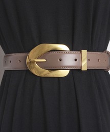 florist（フローリスト）の「【牛革】ゴールド変形バックルステッチ太