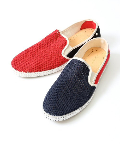 ABAHOUSE(アバハウス)の「【Rivieras】メッシュスリッポン(スリッポン・メンズ・ネイビー/レッド・42/44/40/43/41)」の15枚目の写真