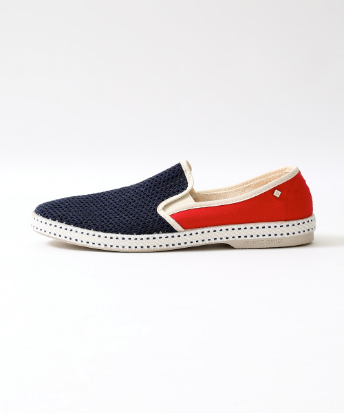 ABAHOUSE(アバハウス)の「【Rivieras】メッシュスリッポン(スリッポン・メンズ・ネイビー/レッド・42/44/40/43/41)」の16枚目の写真