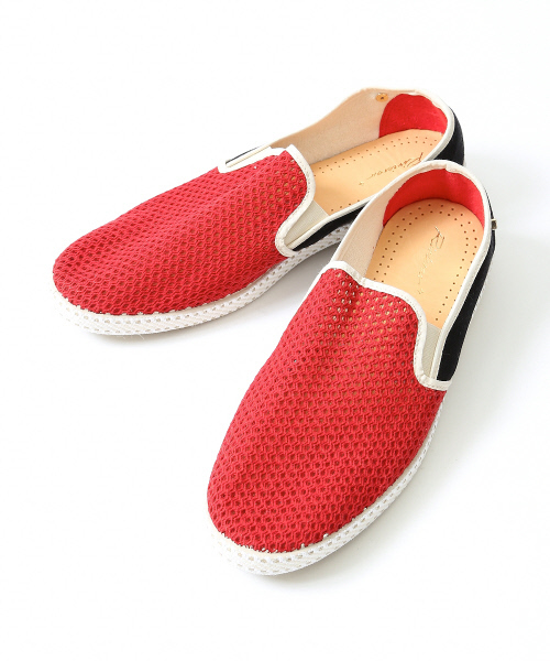 ABAHOUSE(アバハウス)の「【Rivieras】メッシュスリッポン(スリッポン・メンズ・ネイビー/レッド・42/44/40/43/41)」の12枚目の写真