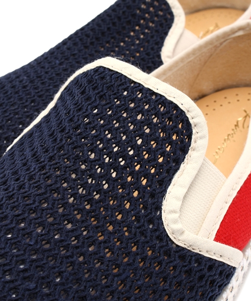 ABAHOUSE(アバハウス)の「【Rivieras】メッシュスリッポン(スリッポン・メンズ・ネイビー/レッド・42/44/40/43/41)」の7枚目の写真