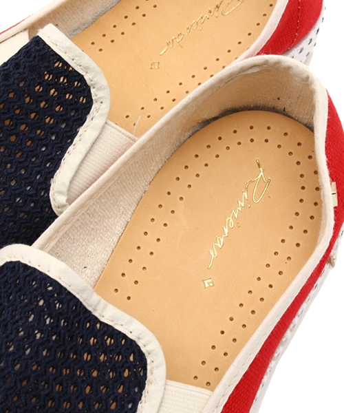 ABAHOUSE(アバハウス)の「【Rivieras】メッシュスリッポン(スリッポン・メンズ・ネイビー/レッド・42/44/40/43/41)」の8枚目の写真