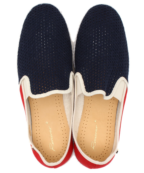 ABAHOUSE(アバハウス)の「【Rivieras】メッシュスリッポン(スリッポン・メンズ・ネイビー/レッド・42/44/40/43/41)」の10枚目の写真