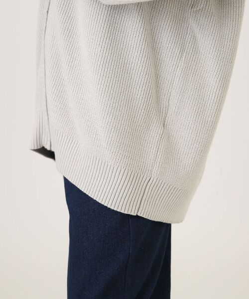 tk.TAKEO KIKUCHI（ティーケータケオキクチ）の「◆モチモチドライバーズニットカーディガン（ニット/セーター・メンズ・グリーン/ライトグレー/ブラック・02/03）」の10枚目の写真