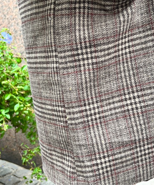 TORTE（トルテ）の「チェック柄チェスターコート（チェスターコート・レディース・グレー/ブラウン・FREE）」の19枚目の写真