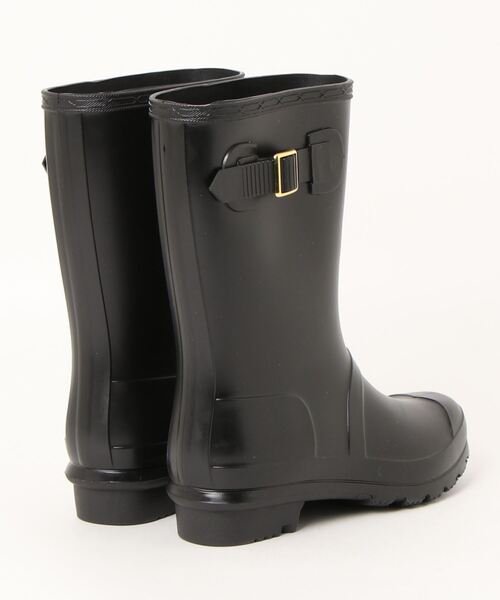 minia（ミニア）の「サイドベルトレインブーツ（レインシューズ・レディース・ブラック/ダークブラウン・S/M/L）」の4枚目の写真