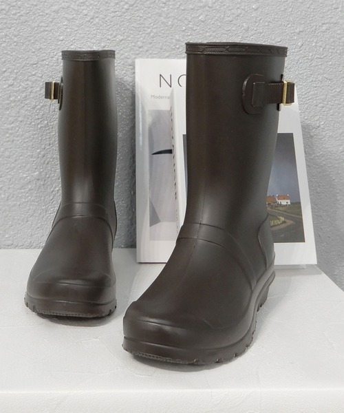 minia（ミニア）の「サイドベルトレインブーツ（レインシューズ・レディース・ブラック/ダークブラウン・S/M/L）」の21枚目の写真