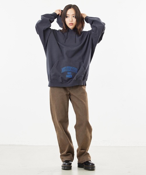 X-girl（エックスガール）の「OVERDYED 5-POCKET PANTS（デニムパンツ・レディース・パープル/ブラウン・XS/S/M）」の22枚目の写真