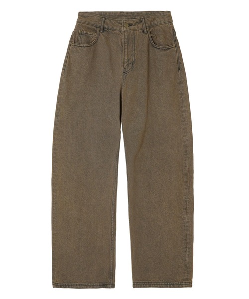 X-girl（エックスガール）の「OVERDYED 5-POCKET PANTS（デニムパンツ・レディース・パープル/ブラウン・XS/S/M）」の15枚目の写真