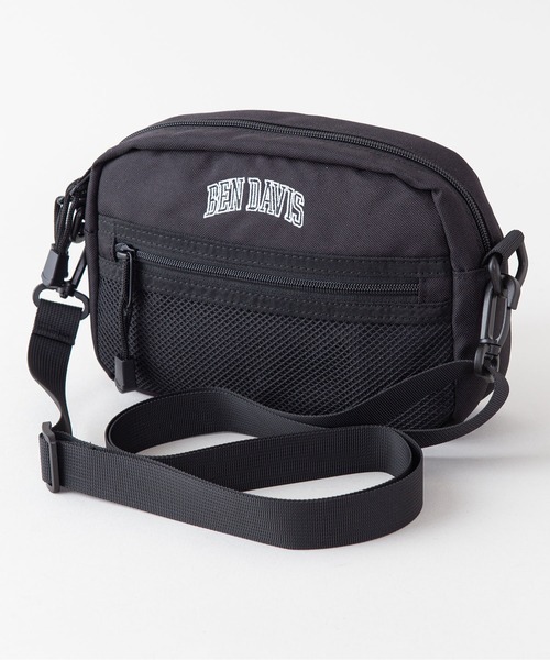BEN DAVIS（ベンデイビス）の「【BEN DAVIS/ベンデイビス】ワイドショルダーバッグ ワンポイントブランドロゴ（ショルダーバッグ・メンズ・ブラック系その他/ブラック系その他2/ブラック・FREE）」の3枚目の写真