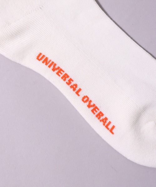 UNIVERSAL OVERALL（ユニバーサルオーバーオール）の「(LG)【UNIVERSAL OVERALL】【3足セット】サイド ロゴ クルー ソックス（ソックス/靴下・レディース・その他1/その他2・25-27CM/23-25cm）」の8枚目の写真