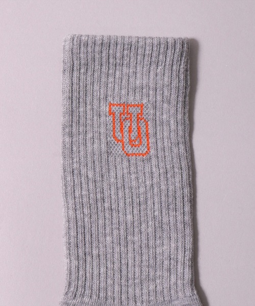 UNIVERSAL OVERALL（ユニバーサルオーバーオール）の「(LG)【UNIVERSAL OVERALL】【3足セット】サイド ロゴ クルー ソックス（ソックス/靴下・レディース・その他1/その他2・25-27CM/23-25cm）」の9枚目の写真