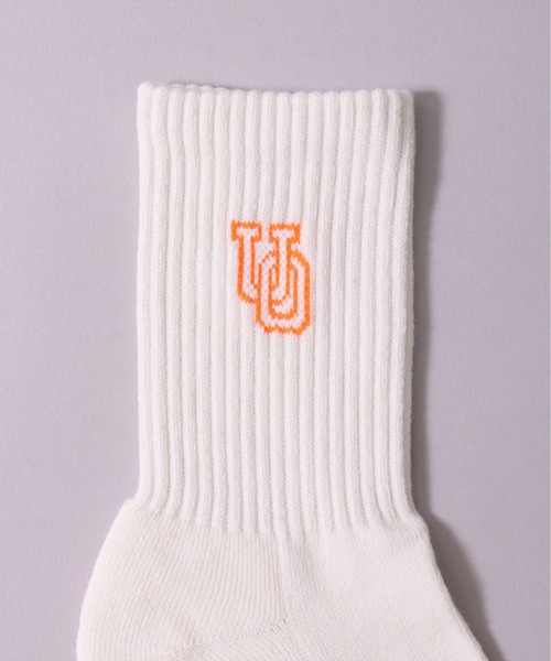 UNIVERSAL OVERALL（ユニバーサルオーバーオール）の「(LG)【UNIVERSAL OVERALL】【3足セット】サイド ロゴ クルー ソックス（ソックス/靴下・レディース・その他1/その他2・25-27CM/23-25cm）」の14枚目の写真