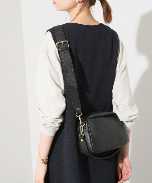 SLOBE IENA（スローブイエナ）の「《WEB限定/追加3》【MARCO BIANCHINI】 2WAYショルダーバッグ（ショルダーバッグ・レディース・ブラック・FREE）」の2枚目の写真