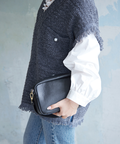 SLOBE IENA（スローブイエナ）の「《WEB限定/追加3》【MARCO BIANCHINI】 2WAYショルダーバッグ（ショルダーバッグ・レディース・ブラック・FREE）」の7枚目の写真