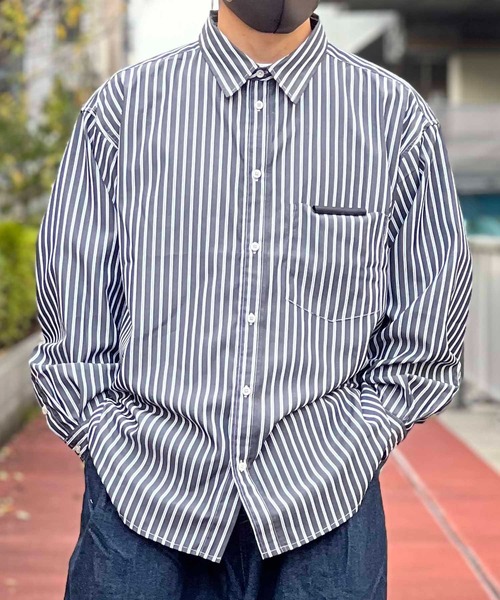 JACKROSE（ジャックローズ）の「JE-リラックス-BIG.LSシャツ（シャツ/ブラウス・メンズ・ブラック/ブラック系その他2/ベージュ/ネイビー/ホワイト・FREE）」の15枚目の写真