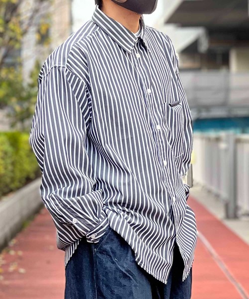 JACKROSE（ジャックローズ）の「JE-リラックス-BIG.LSシャツ（シャツ/ブラウス・メンズ・ブラック/ブラック系その他2/ベージュ/ネイビー/ホワイト・FREE）」の16枚目の写真