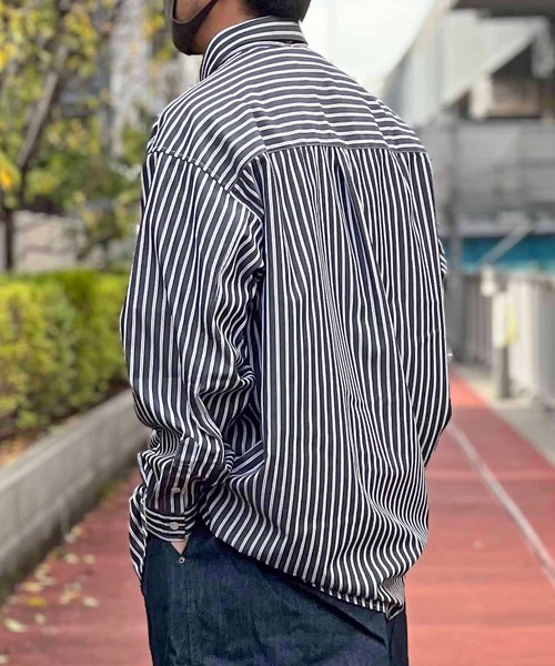 JACKROSE（ジャックローズ）の「JE-リラックス-BIG.LSシャツ（シャツ/ブラウス・メンズ・ブラック/ブラック系その他2/ベージュ/ネイビー/ホワイト・FREE）」の17枚目の写真