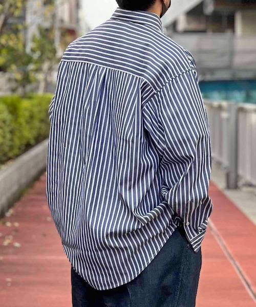 JACKROSE（ジャックローズ）の「JE-リラックス-BIG.LSシャツ（シャツ/ブラウス・メンズ・ブラック/ブラック系その他2/ベージュ/ネイビー/ホワイト・FREE）」の19枚目の写真