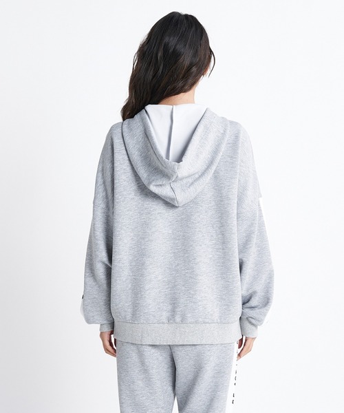 ROXY(ロキシー)の「UP BEAT ZIP HOODIE/ロキシー速乾UVカットジップアップパーカー(パーカー・レディース・ブラック/グレー/グリーン・SMALL/MEDIUM/LARGE)」の4枚目の写真