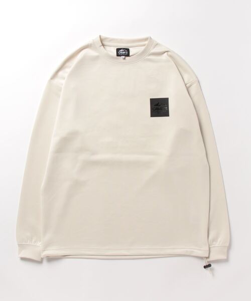 CAMP7(キャンプセブン)の「【CAMP7】バックエンボスロンT(Tシャツ/カットソー・メンズ・ブラック/ケリーグリーン/ダークグレー/ホワイト/オフホワイト/ベージュ・S/M/L/XL)」の2枚目の写真